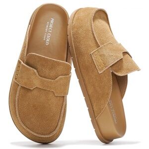 NWT Project Cloud Suede Clogs